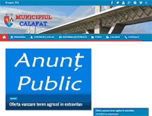 Tablet Screenshot of municipiulcalafat.ro